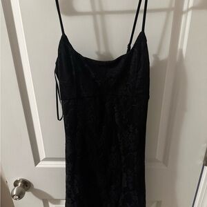 Windsor Black Lace Mini Bodycon Dress - New